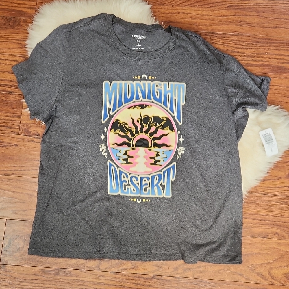 Torrid Heritage Slub Knit Cotton Graphic Tshirt
